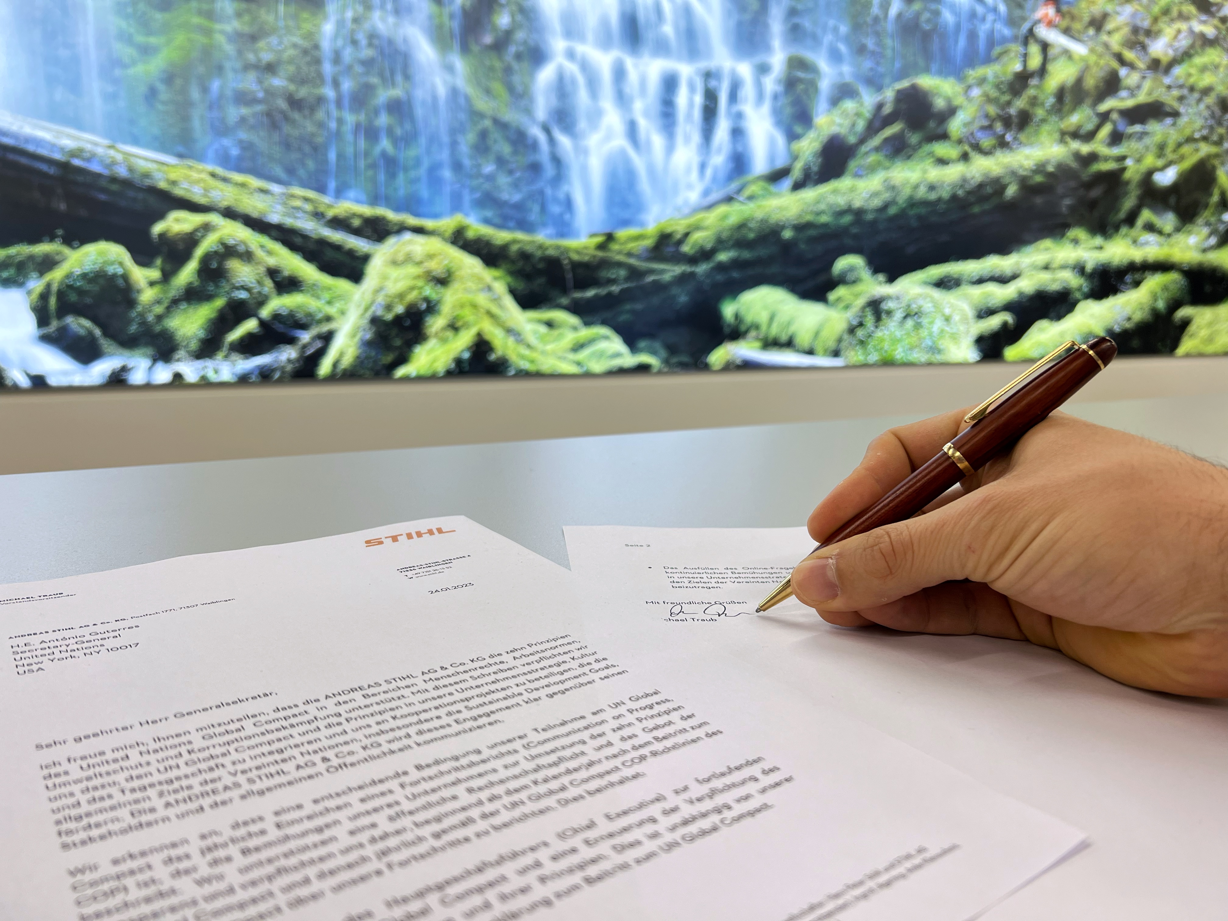 STIHL、国連グローバル・コンパクトに参加 