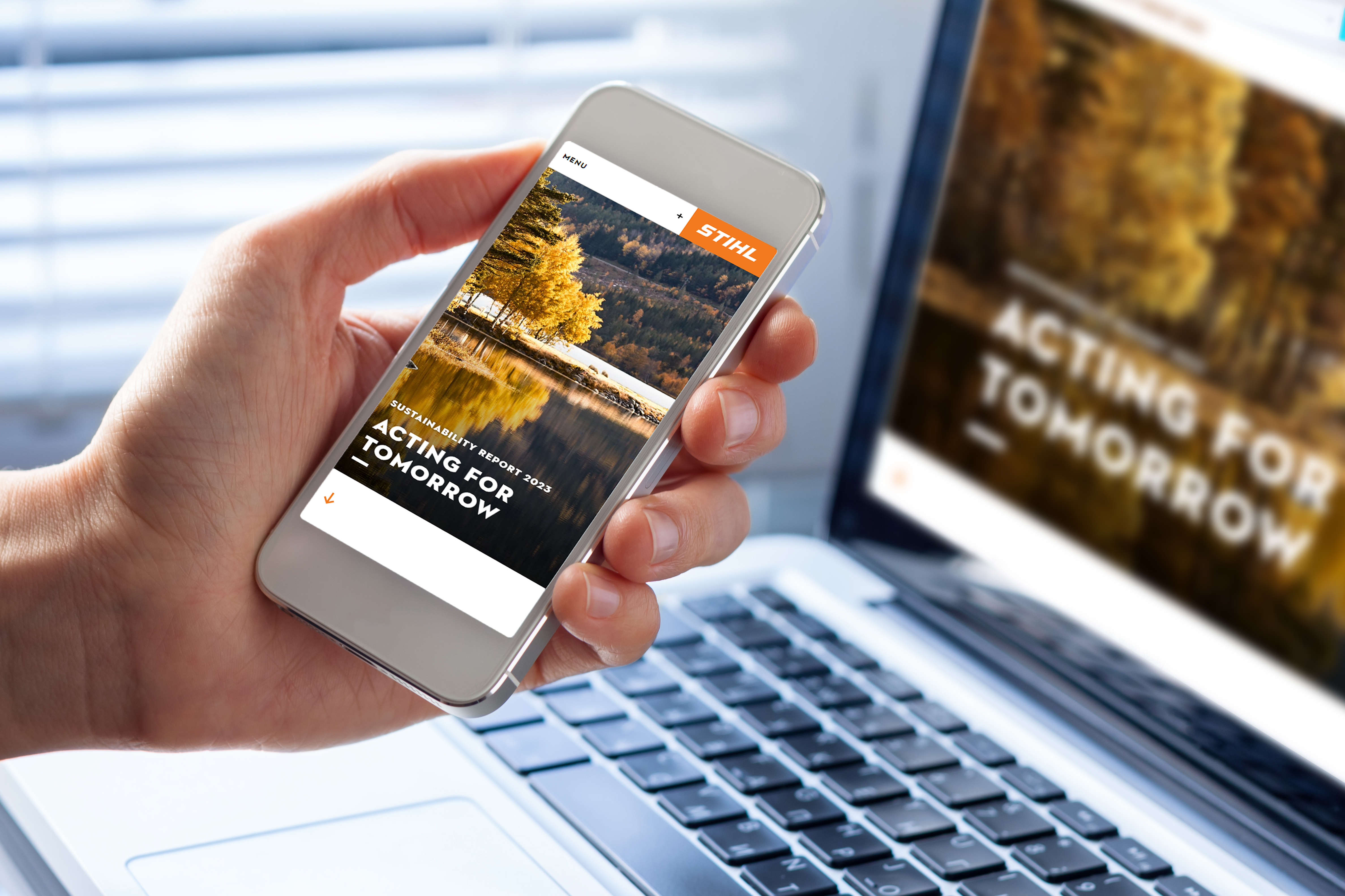 2023年のSTIHLサステナビリティレポートは、グローバル・レポーティング・イニシアティブ（GRI）のサステナビリティ・レポーティング・スタンダードに準拠して作成され、オンラインでご覧いただけます。